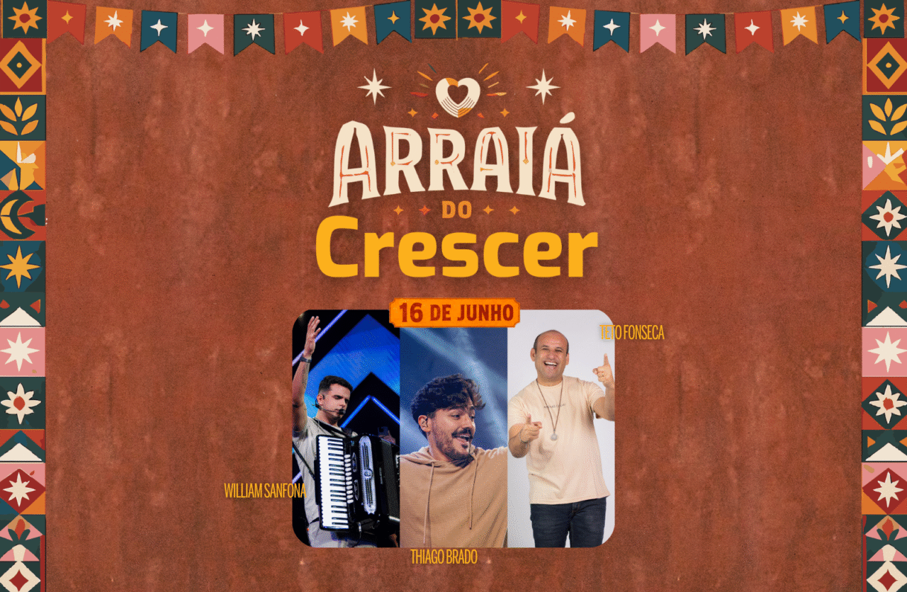 Arraiá do Crescer retorna ao Maior São João do Mundo nesta terça-feira com música católica